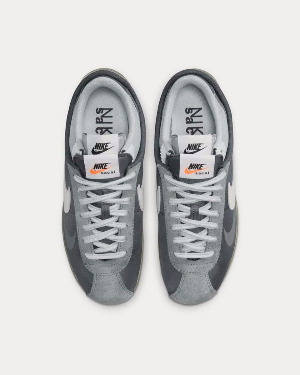 Nike x sacai Zoom Cortez Iron Grey Low Top Sneakers - Sneak in Peace