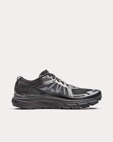 Salomon x Satisfy Sonic Ra Max Black Running Shoes