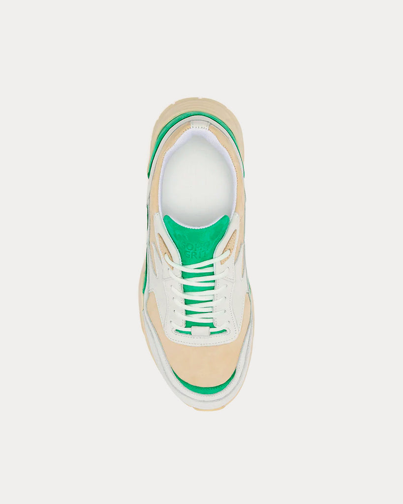 The Hollen Light Green / Stone White Top Sneakers