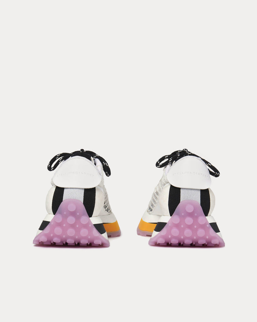 Reclypse Mesh White / Black / Purple Low Top Sneakers