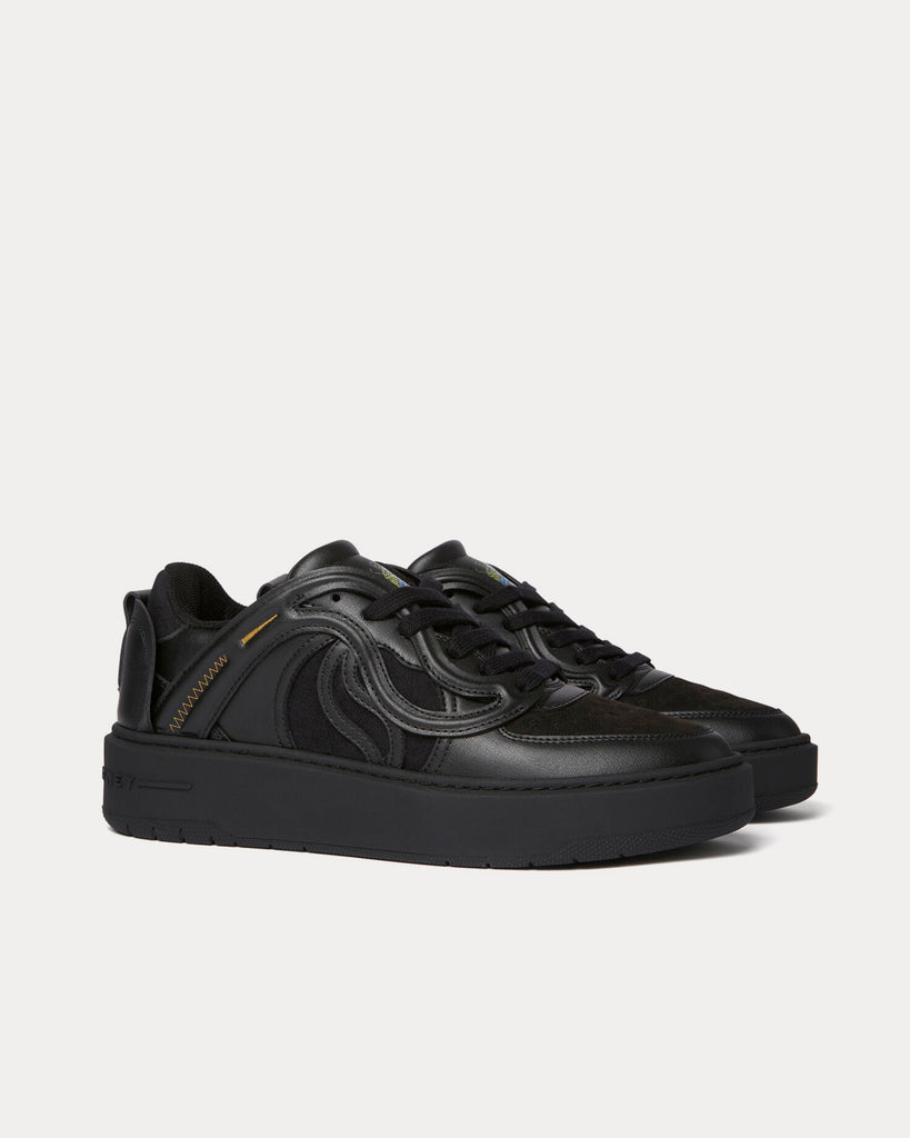 S-Wave 1 Black Low Top Sneakers