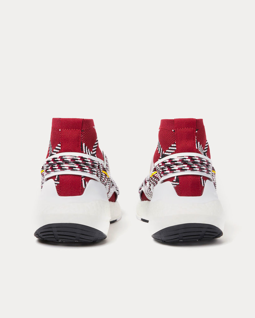 aSMC UltraBOOST 22 Elevated Gra Collegiate Burgundy / White / Yellow Running Shoes