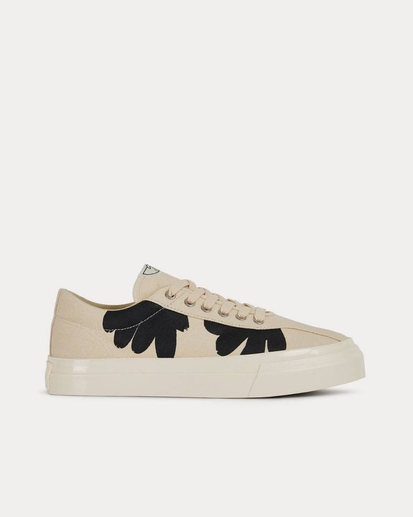 Dellow Shroom Hands Ecru / Black Low Top Sneakers