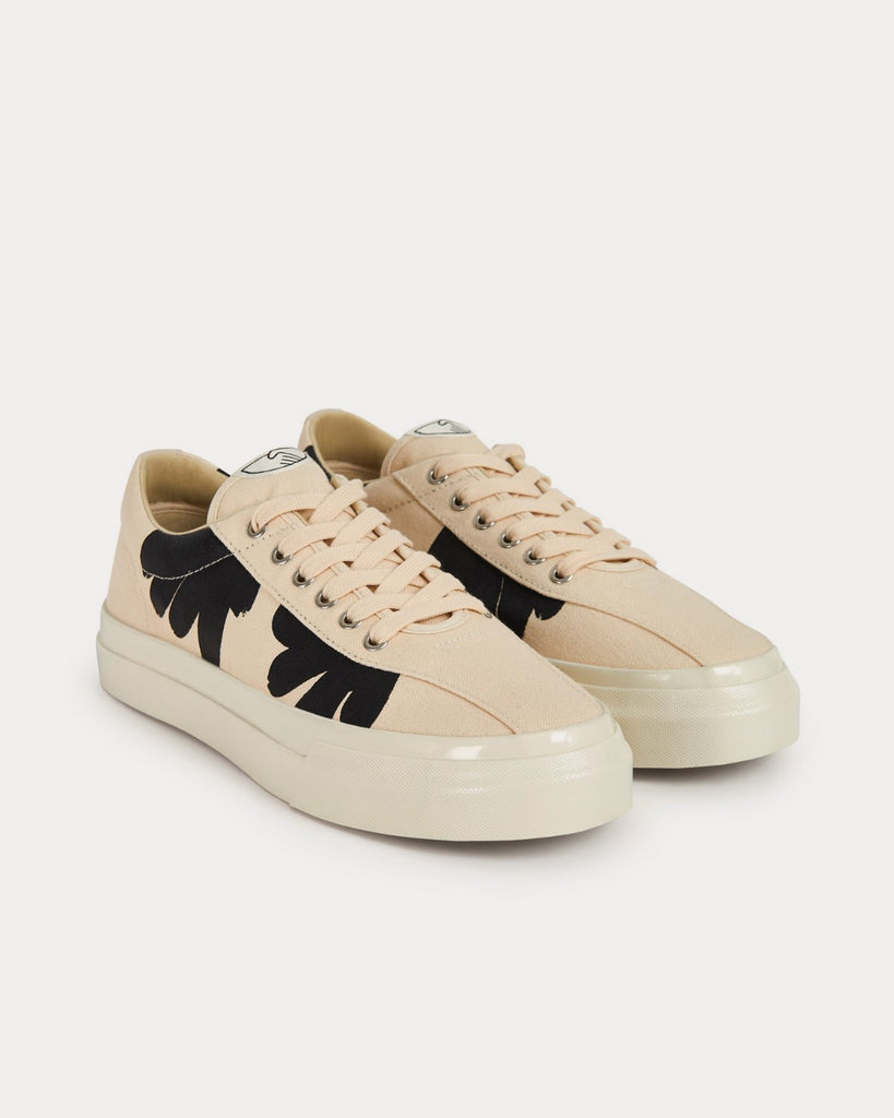 Dellow Shroom Hands Ecru / Black Low Top Sneakers