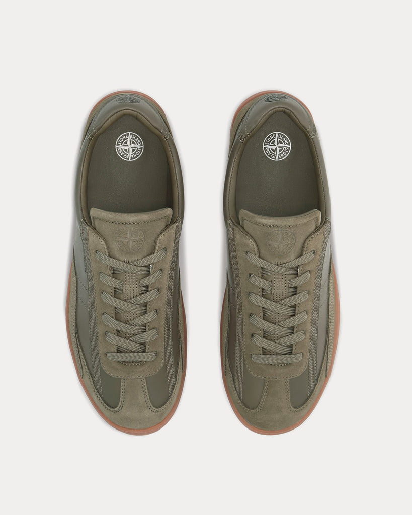 S0301 Military Green Low Top Sneakers