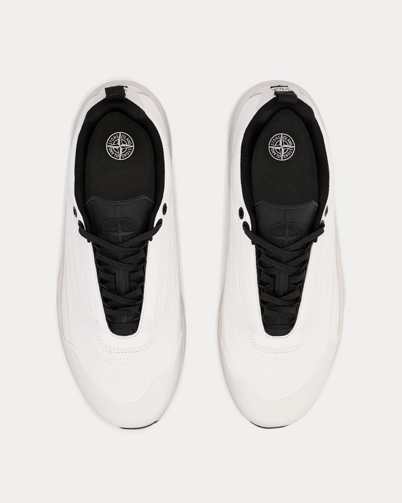 S0303 White Low Top Sneakers