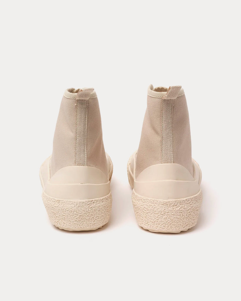 Numbers Canvas Dove High Top Sneakers