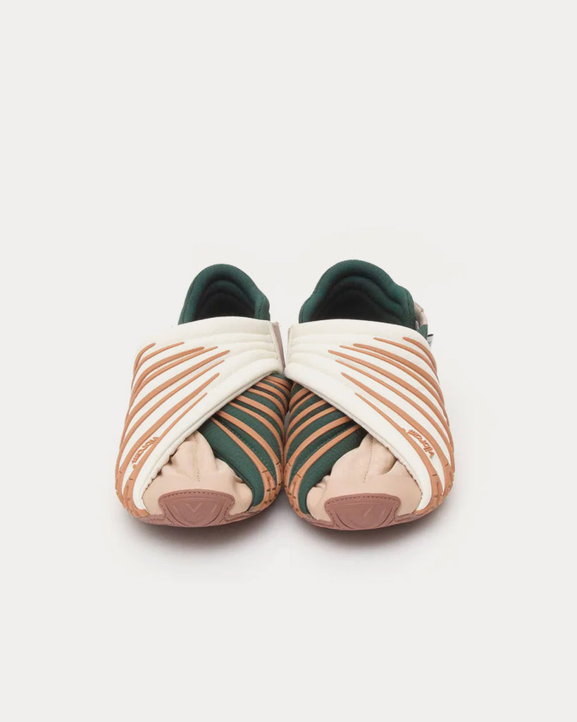 FUTON-LO Green / Beige Slip Ons