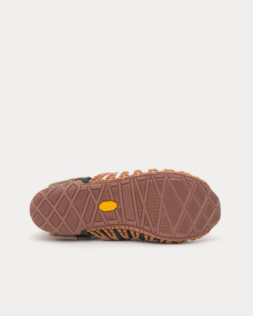FUTON-LO Green / Beige Slip Ons