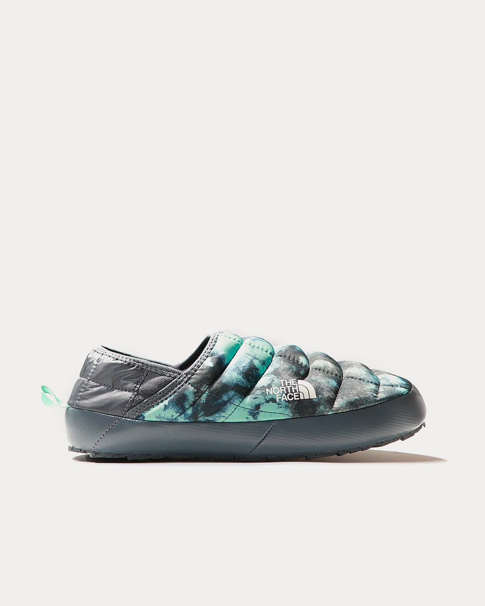 The North Face ThermoBall V Traction Winter Mules Wasabi Ice Dye Print /  Vanadis Grey