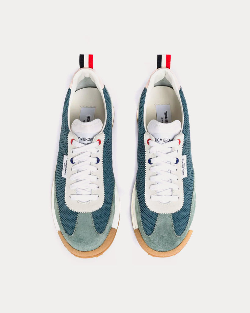 Tech Runner Mesh Blue Low Top Sneakers