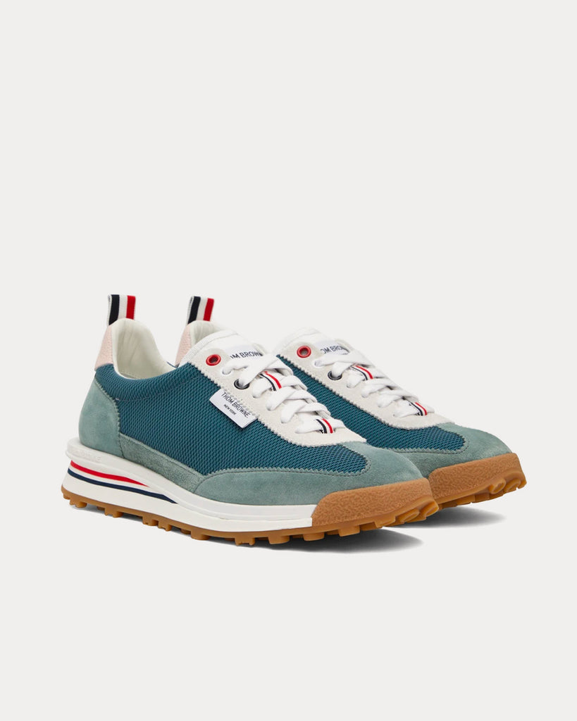 Tech Runner Mesh Blue Low Top Sneakers