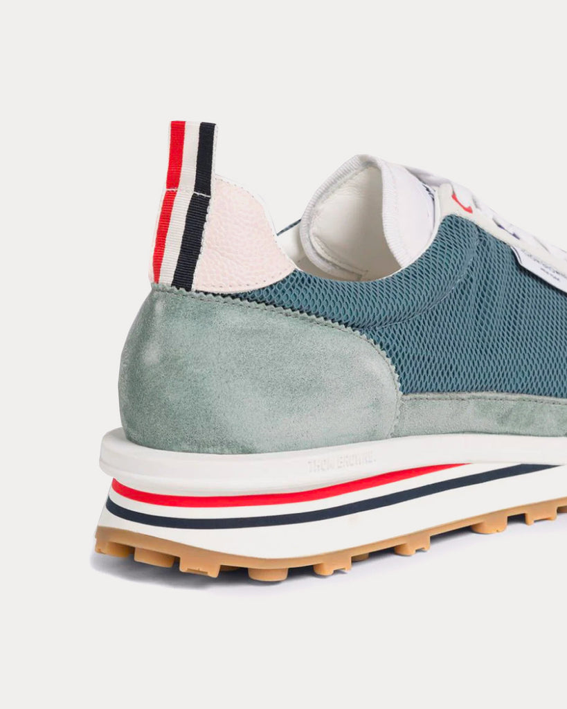Tech Runner Mesh Blue Low Top Sneakers