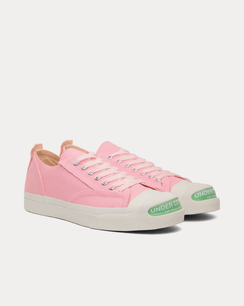 Canvas Pink Low Top Sneakers