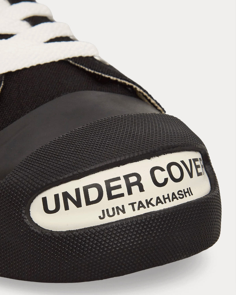 Canvas Black Low Top Sneakers