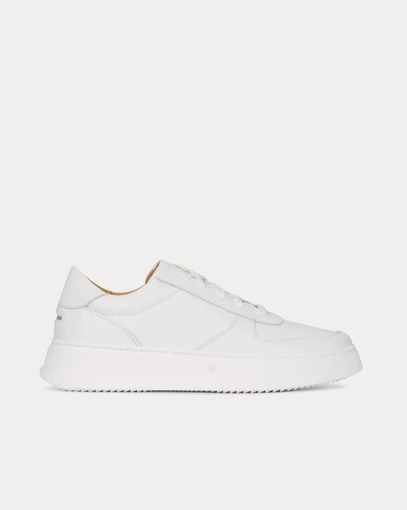 Marais White / White Low Top Sneakers