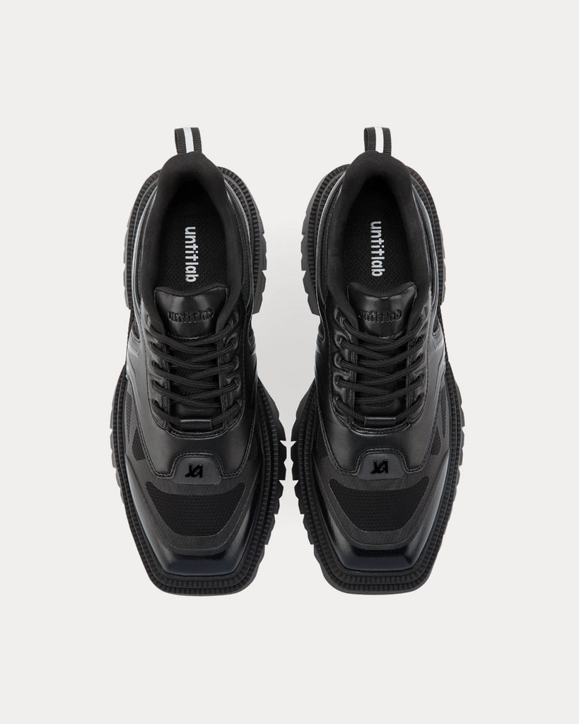 untitled#12 Vary Black Low Top Sneakers