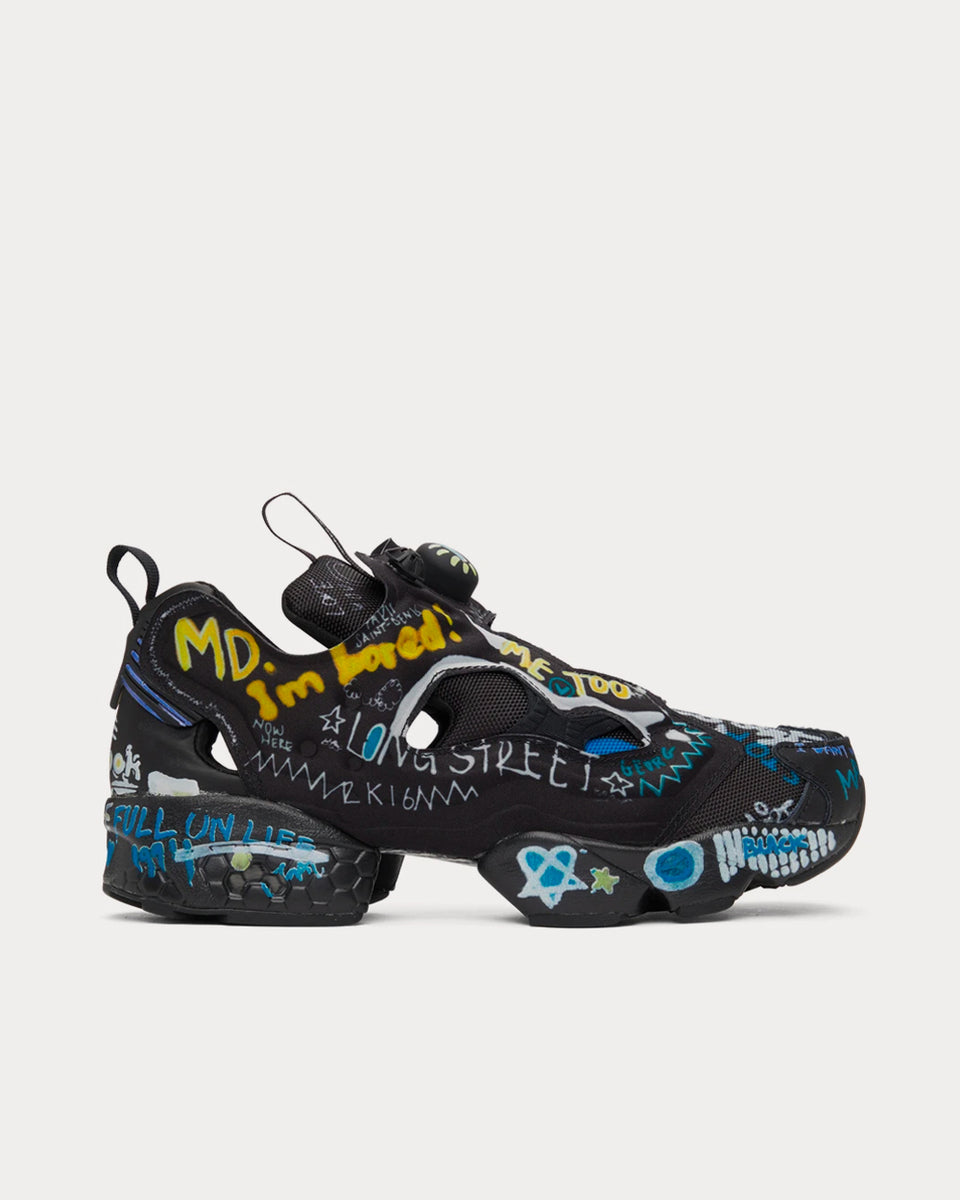 Reebok x Vetements Instapump Fury Black Low Top Sneakers - Sneak in Peace