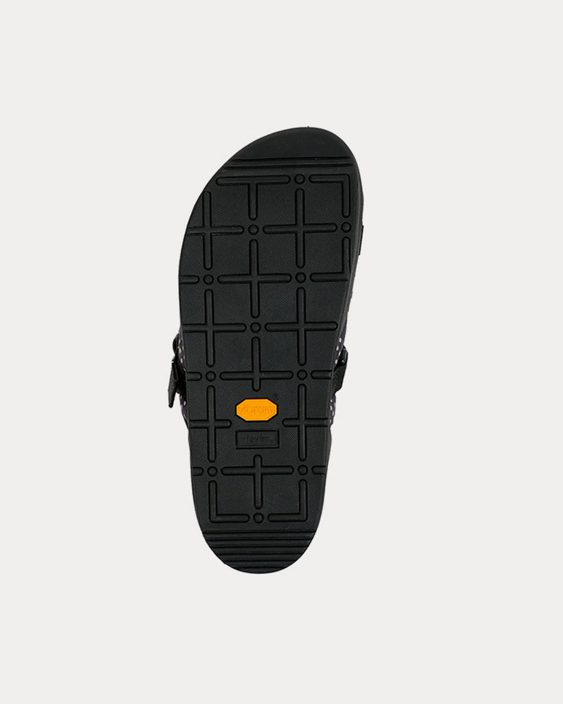 Christo Black Bandana Sandals