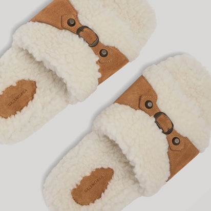 Balenciaga Furry Slides