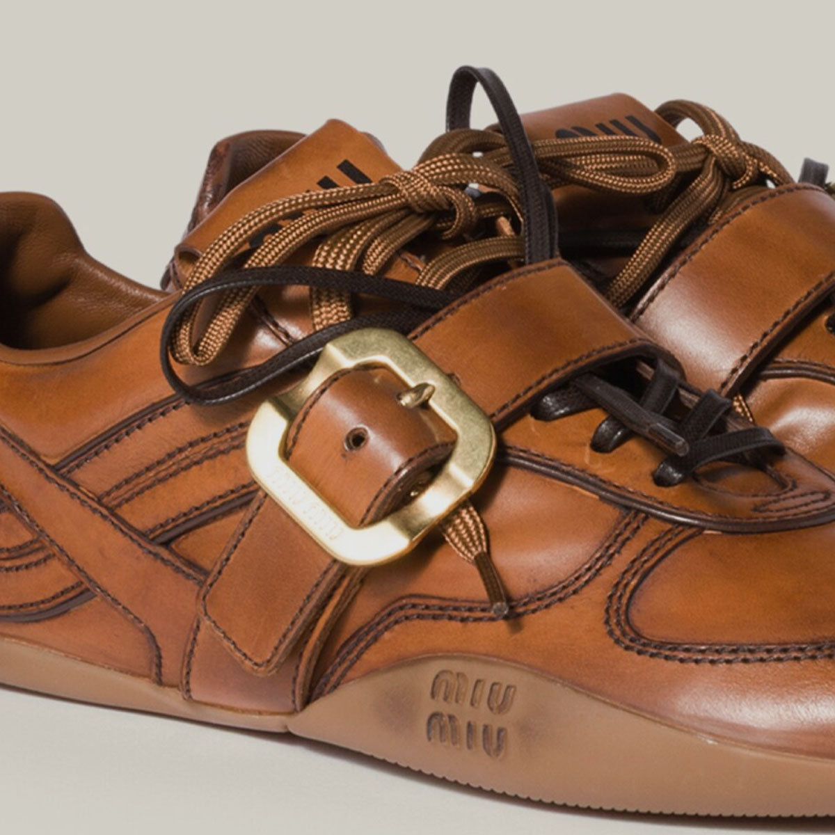 Miu Miu Buckle Sneakers Trainers Shop the Fall Winter '25