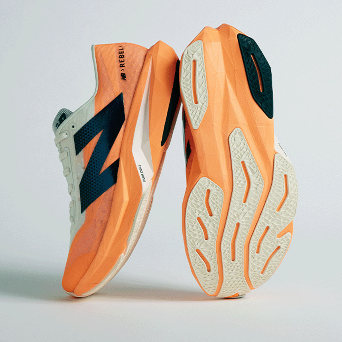New Balance FuelCell Rebel v4 'White Black Orange' MFCXCN4