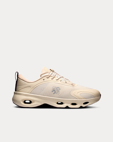 On Running x Loewe Cloudsolo Sand / Burgundy Low Top Sneakers