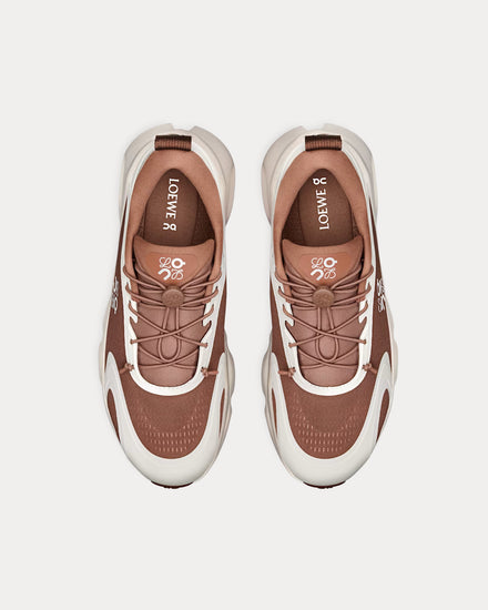 On Running x Loewe Cloudsolo Taupe / Eggshell Low Top Sneakers - 3