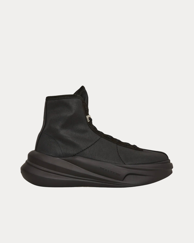 1017 ALYX 9SM Aria Treated Canvas Black High Top Sneakers - 1