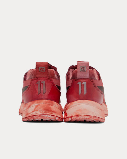 Salomon x 11 By Boris Bidjan Saberi Bamba 2 Red Low Top Sneakers - 3