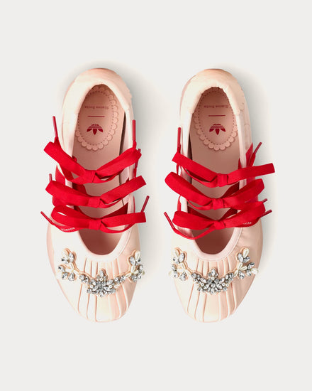 Adidas x Simone Rocha Taekwondo Ballerina Pink Tint / Pink Tint / Better Scarlet Slip On Sneakers - 2