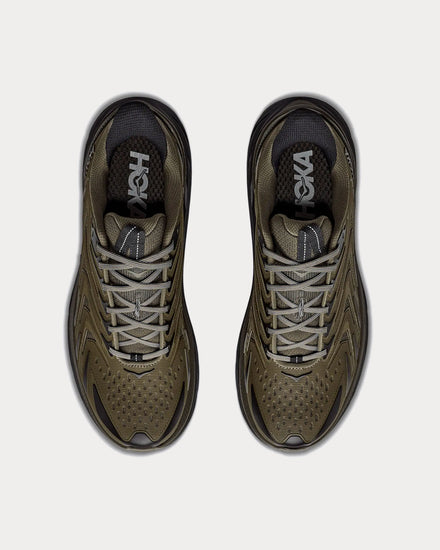 HOKA Clifton UTL Antique Olive / Black Low Top Sneakers - 2