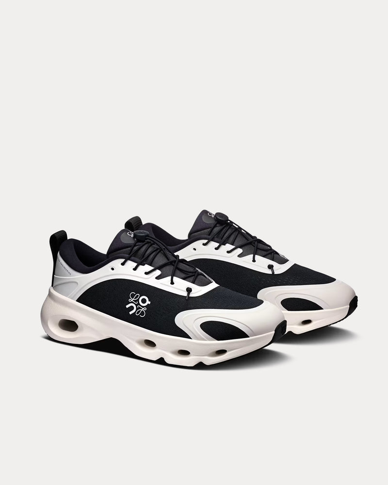 On Running x Loewe Women's Cloudsolo Black / Eggshell Low Top Sneakers