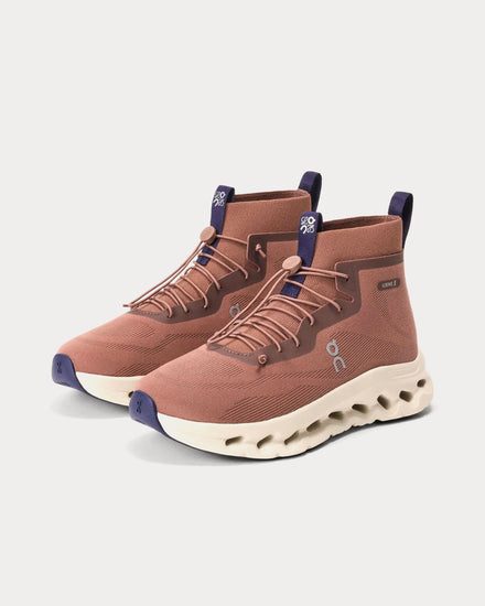 On Running x Loewe Cloudtilt Hi Taupe / Oatmeal / Navy High Top Sneakers - 3