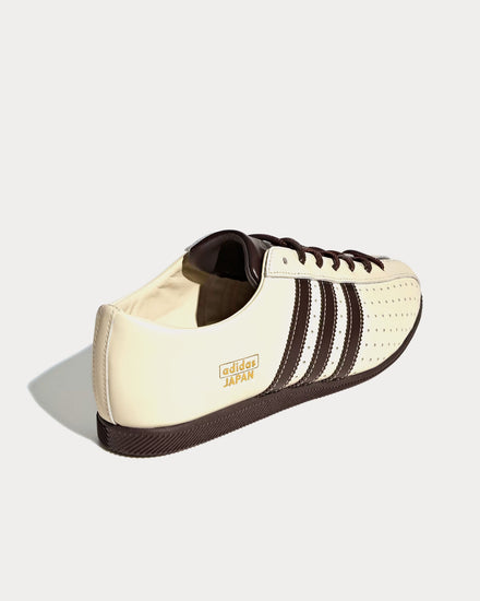 Adidas Japan Lux Cream White / Aurora Coffee / Gold Metallic Low Top Sneakers - 4