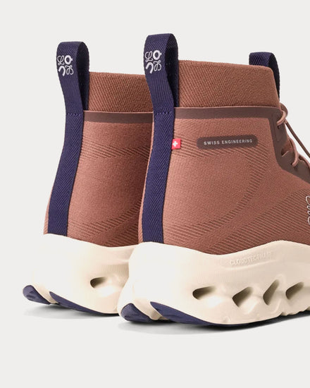On Running x Loewe Cloudtilt Hi Taupe / Oatmeal / Navy High Top Sneakers - 4