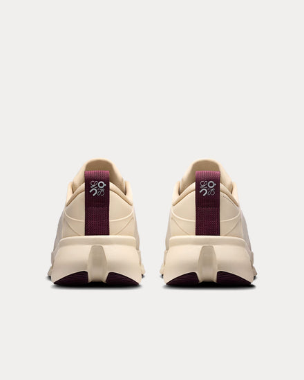 On Running x Loewe Cloudsolo Sand / Burgundy Low Top Sneakers - 4