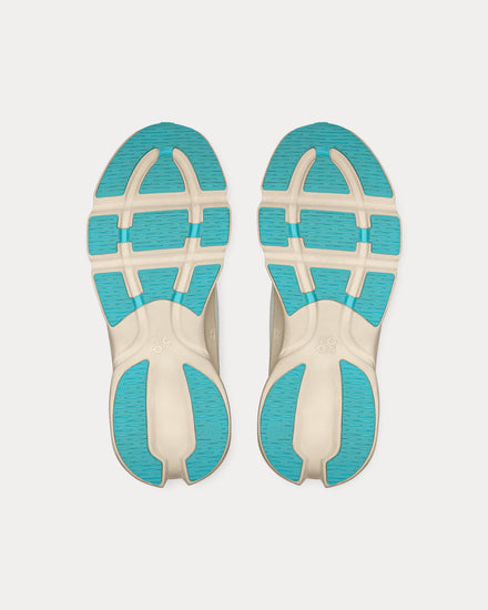 On Running x Loewe Cloudsolo Sand / Turquoise Low Top Sneakers - 5
