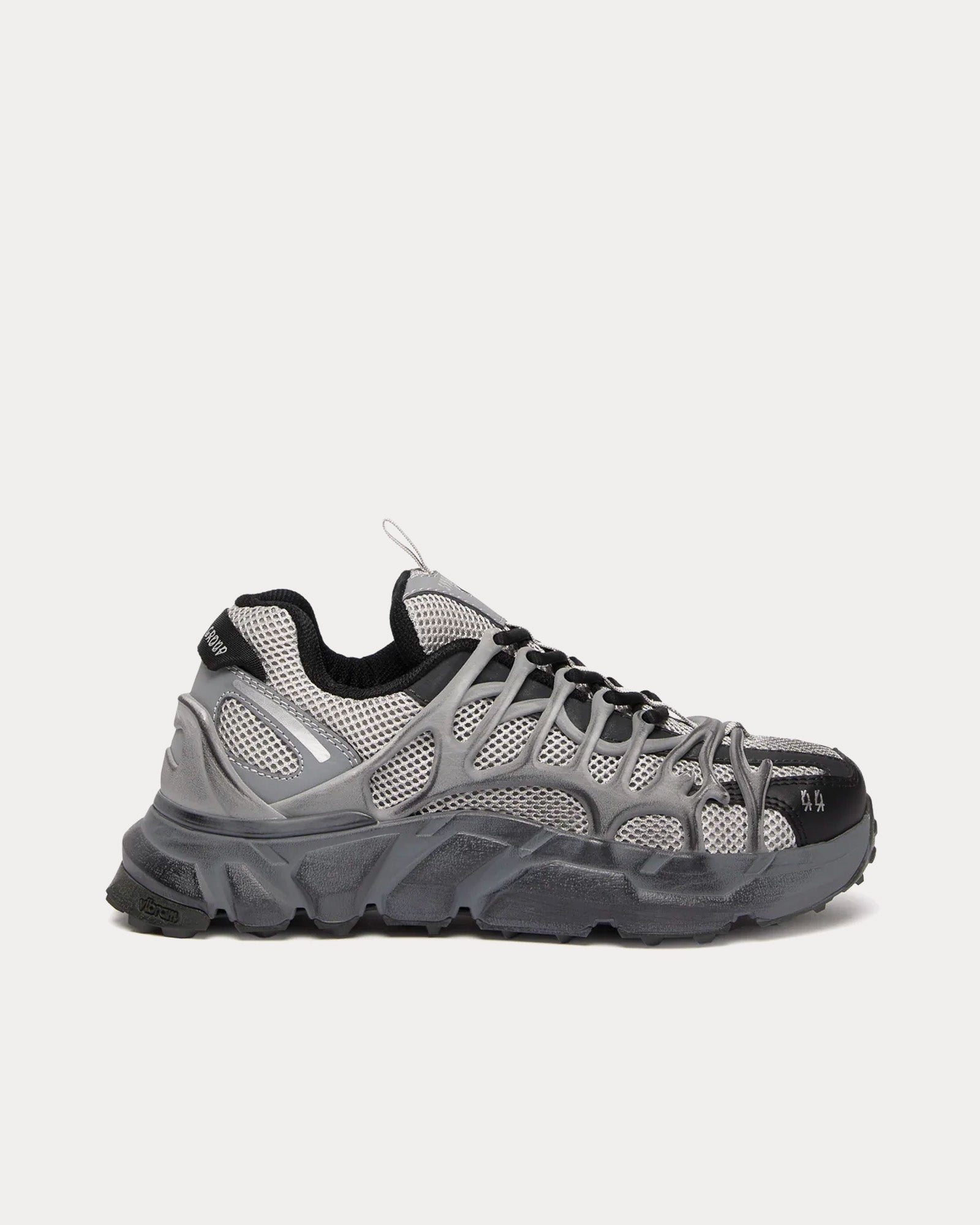 44 Label Group Unisex Symbiont 2 Grey Low Top Sneakers