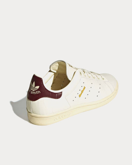 Adidas Stan Smith 80s Off White / Off White / Maroon Low Top Sneakers - 4