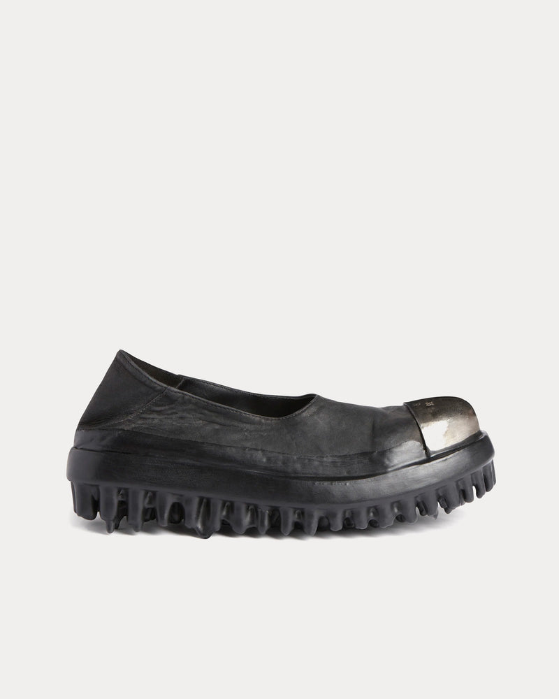 424 Miner Leather Back Slip Ons - 1