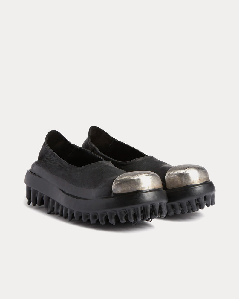 424 Miner Leather Back Slip Ons - 2