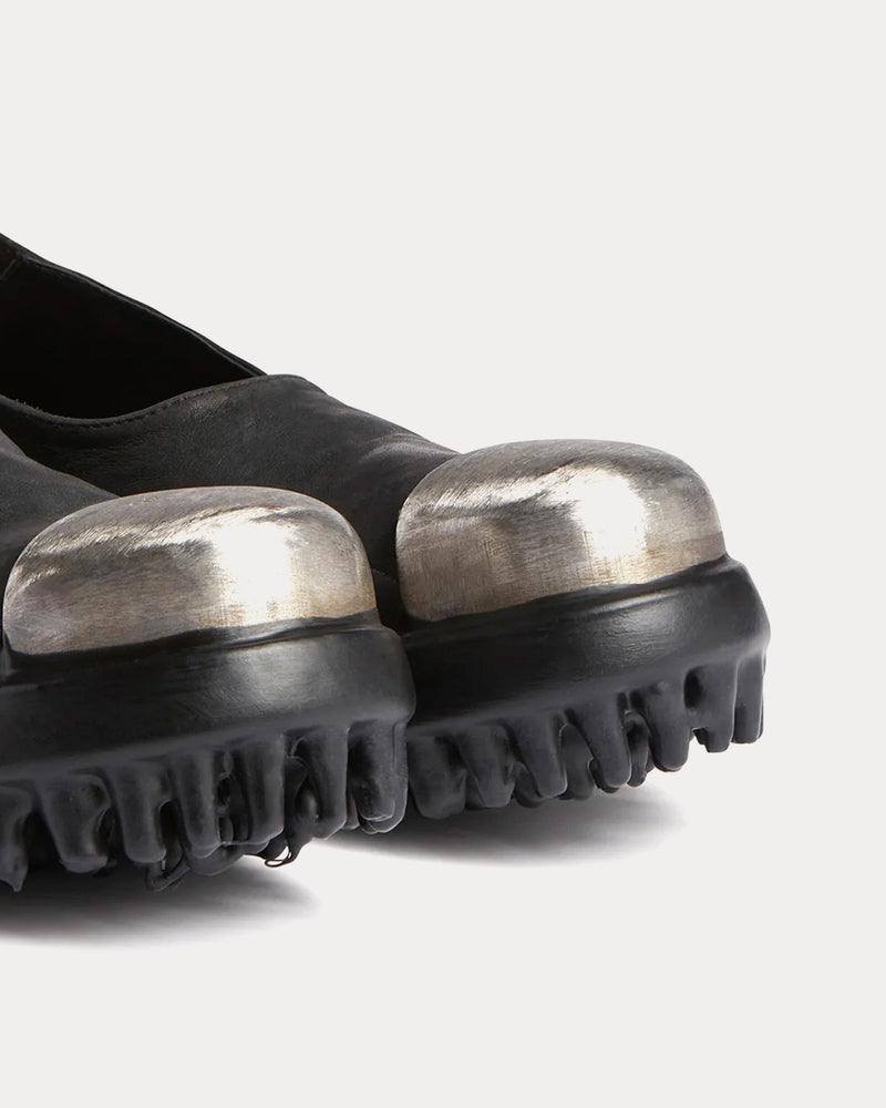 424 Miner Leather Back Slip Ons - 4