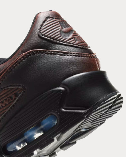 Nike Air Max 90 Premium Black / Cinnamon / Black Low Top Sneakers - 6
