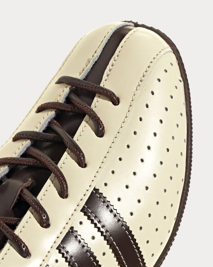Adidas Japan Lux Cream White / Aurora Coffee / Gold Metallic Low Top Sneakers - 6