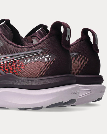 Asics Gel-Kayano 33 Dark Aubergine / Dahlia Running Shoes - 6