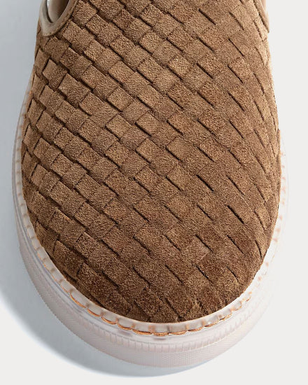 Bottega Veneta Serena Dark Caramel Slip On Sneakers - 6