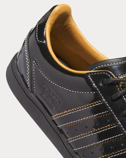 Adidas Japan SQ Core Black / Mesa / Gold Metallic Low Top Sneakers - 6