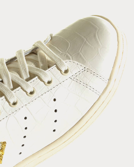 Adidas Stan Smith 80s Off White / Off White / Maroon Low Top Sneakers - 6
