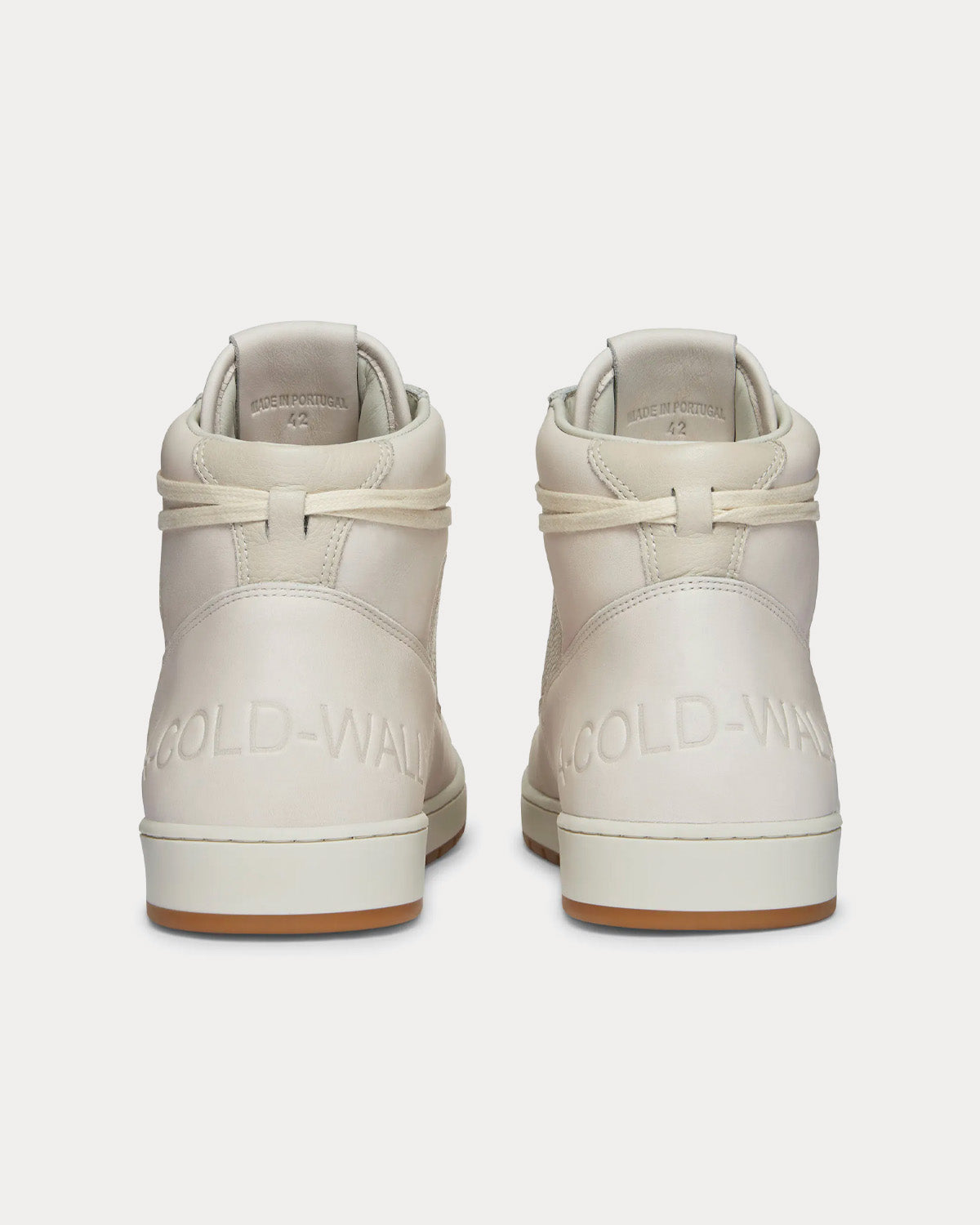 A-COLD-WALL* - Luol Leather Tan High Top Sneakers